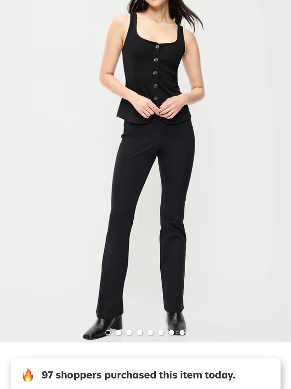 Old Navy High Rise Pixie Flare Pants size 18 2 pairs!!